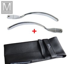 2 Verdeckhebel + Etui Mercedes SL 107 R107 W107 Softtop lever handles + case neu 2 Verdeckhebel + Etui Mercedes SL 107 R107 W107 Softtop lever handles + case neu