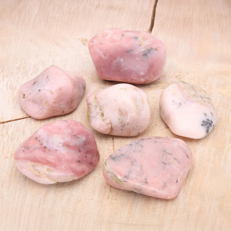 Andenopal Premium Trommelstein in 2 Größen | Edelstein Handschmeichler - Bild 2 von 2