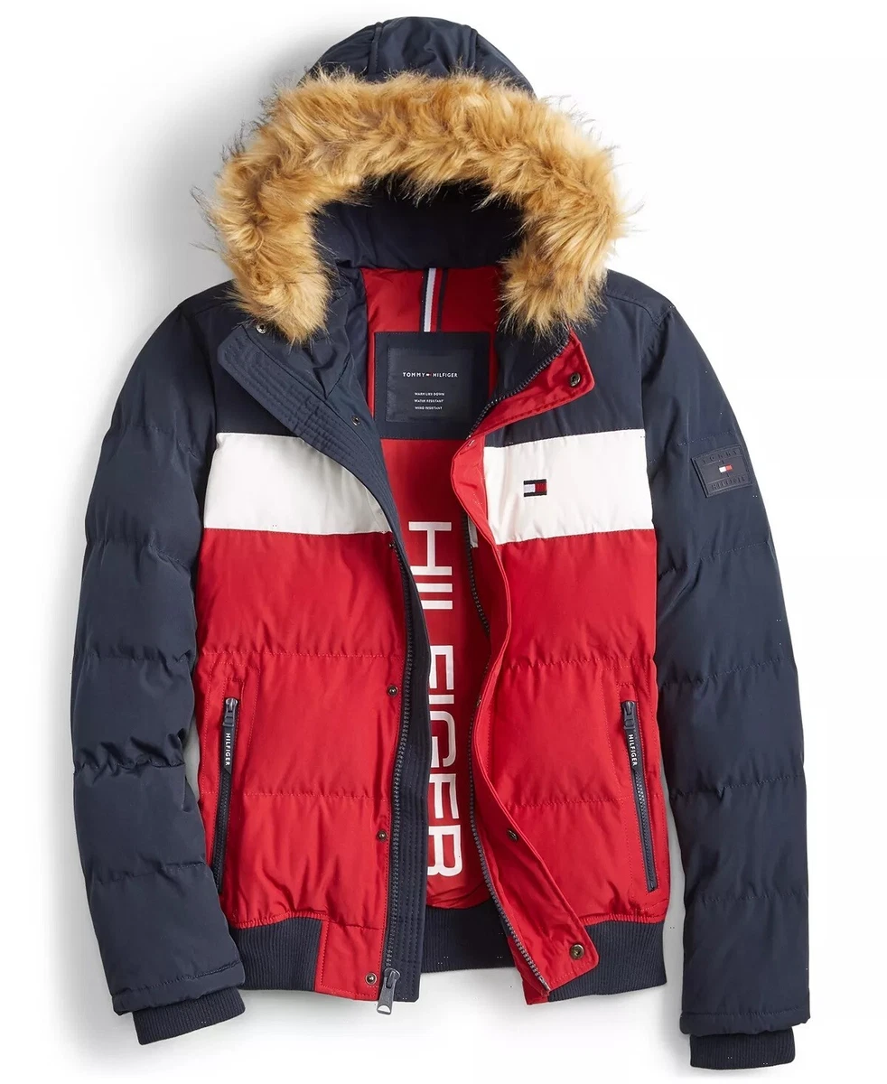 Tommy Hilfiger Short Snorkel Coat Jacket Sz: Large