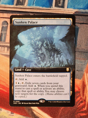 mtg modern horizons 3 expensive cards Sunken Palace 0081 Extended Rare Modern Horizons 3 Commander Magic MTG