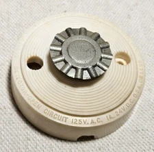 Vintage Edwards Resettable heat detector
