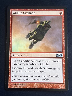 1x Goblin Grenade (140) Magic 2012 M12 LP MTG Magic the Gathering x1 MKE
