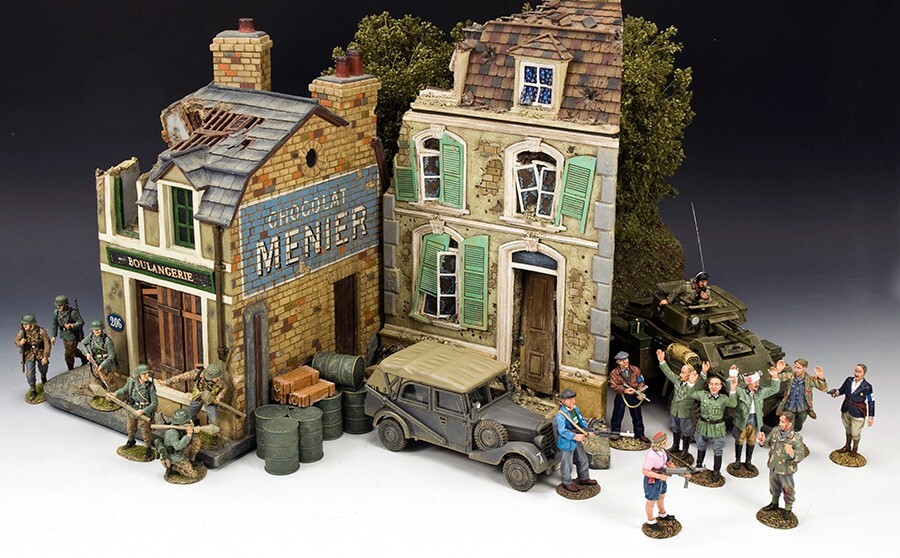 King & Country - Toy figurine Instruction au tir avec un - Catawiki