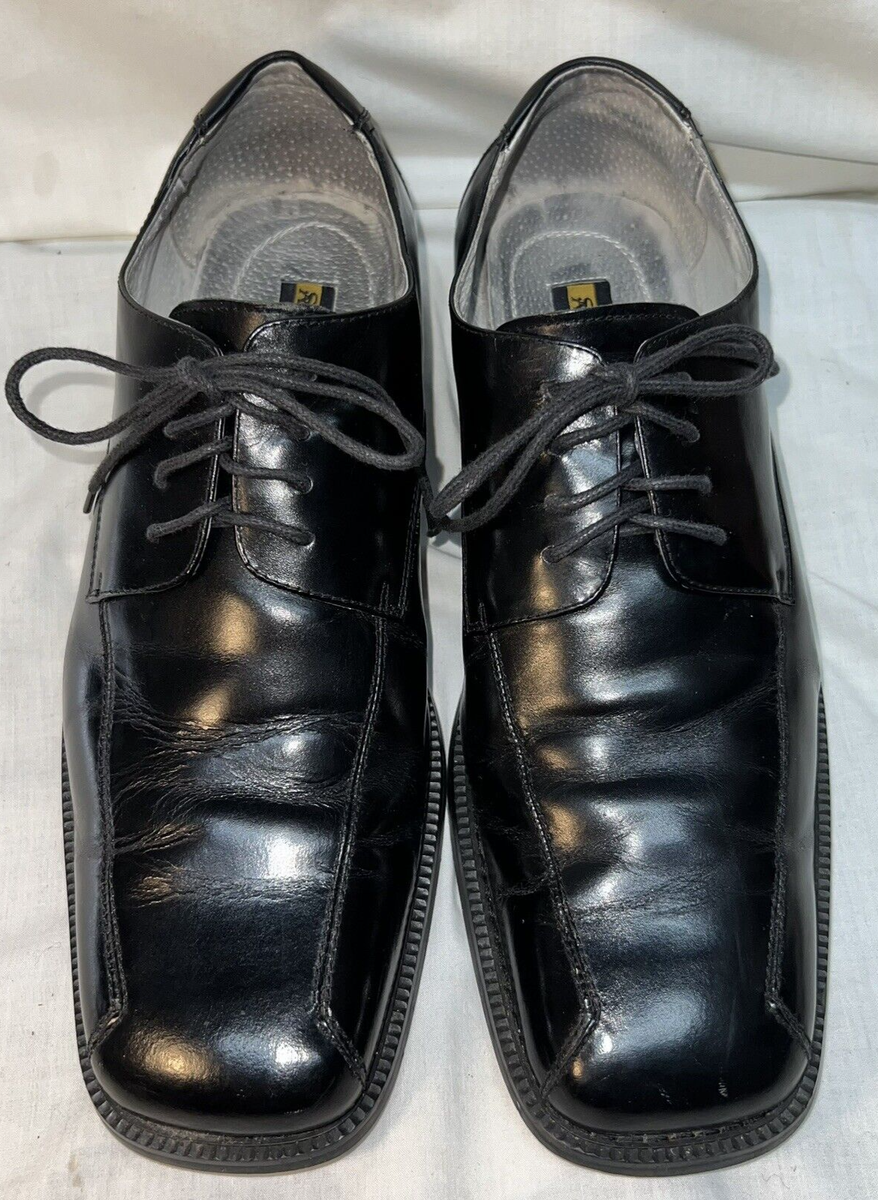 Stacy Adams Black Leather Oxfords. EUC Stacy Adams Mens Kimball Oxford W Buckle, Black Leather Size  main image 4