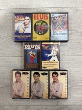 Elvis Presley Collectors Gold Set Cassette + 5 More of His Greats Hits cassettes