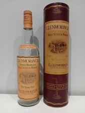 Glenmorangie 10 Year Old Single Malt Whiskey Tin - Empty - 32 cm x 9 cm x 9 cm