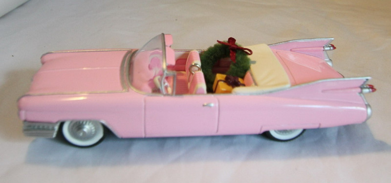 Hallmark Keepsake Christmas Ornament 1959 Pink Cadillac De Ville Classic Car