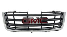 2007-2013 Gmc Sierra Front Grille Black W. Chrome Surround 19154749 Scratch Oem 2007-2013 Gmc Sierra Front Grille Black W. Chrome Surround 19154749 Scratch Oem