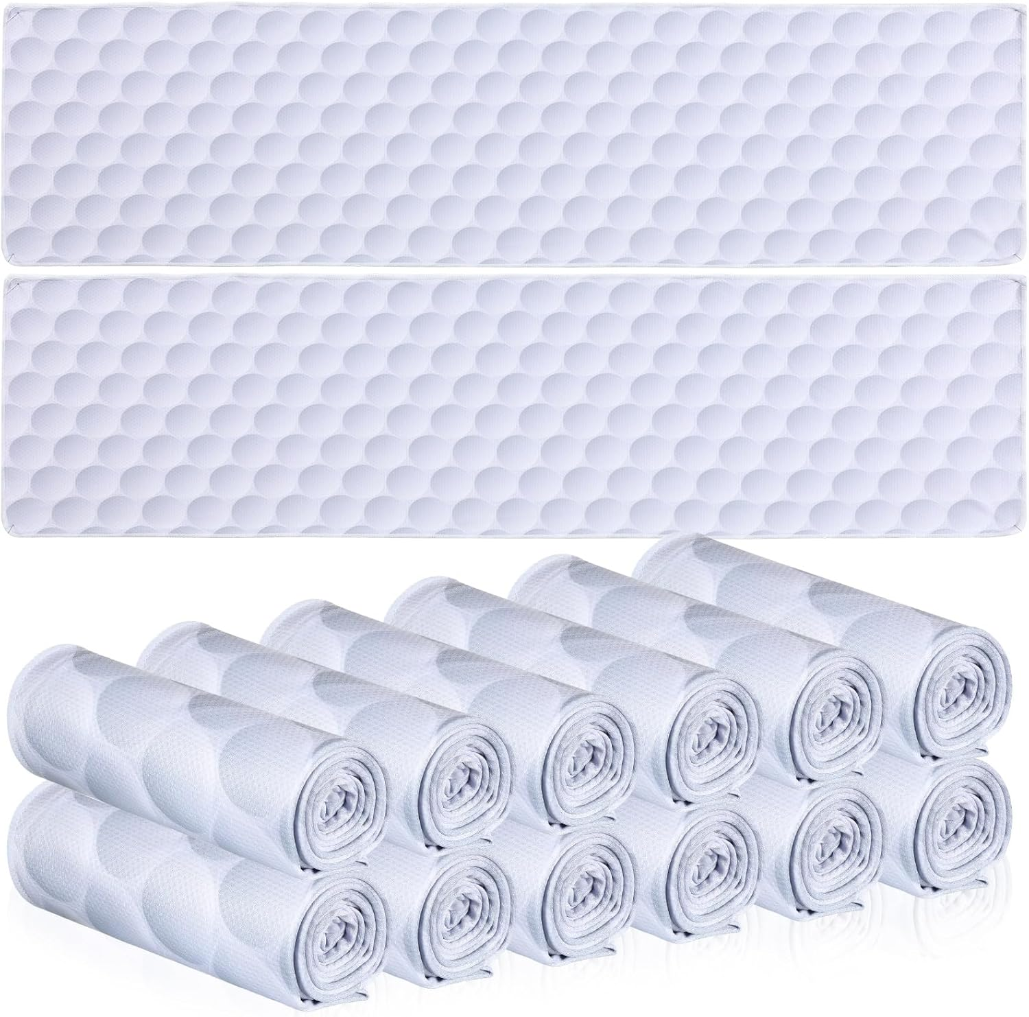 12-Pack Cooling Sports Towels for Baseball, Football, Basketball & Softball - Breathable & Chilly