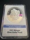 1921 Morgan Silver PLATED Proof Archival Collection Minted 9,999 American Mint