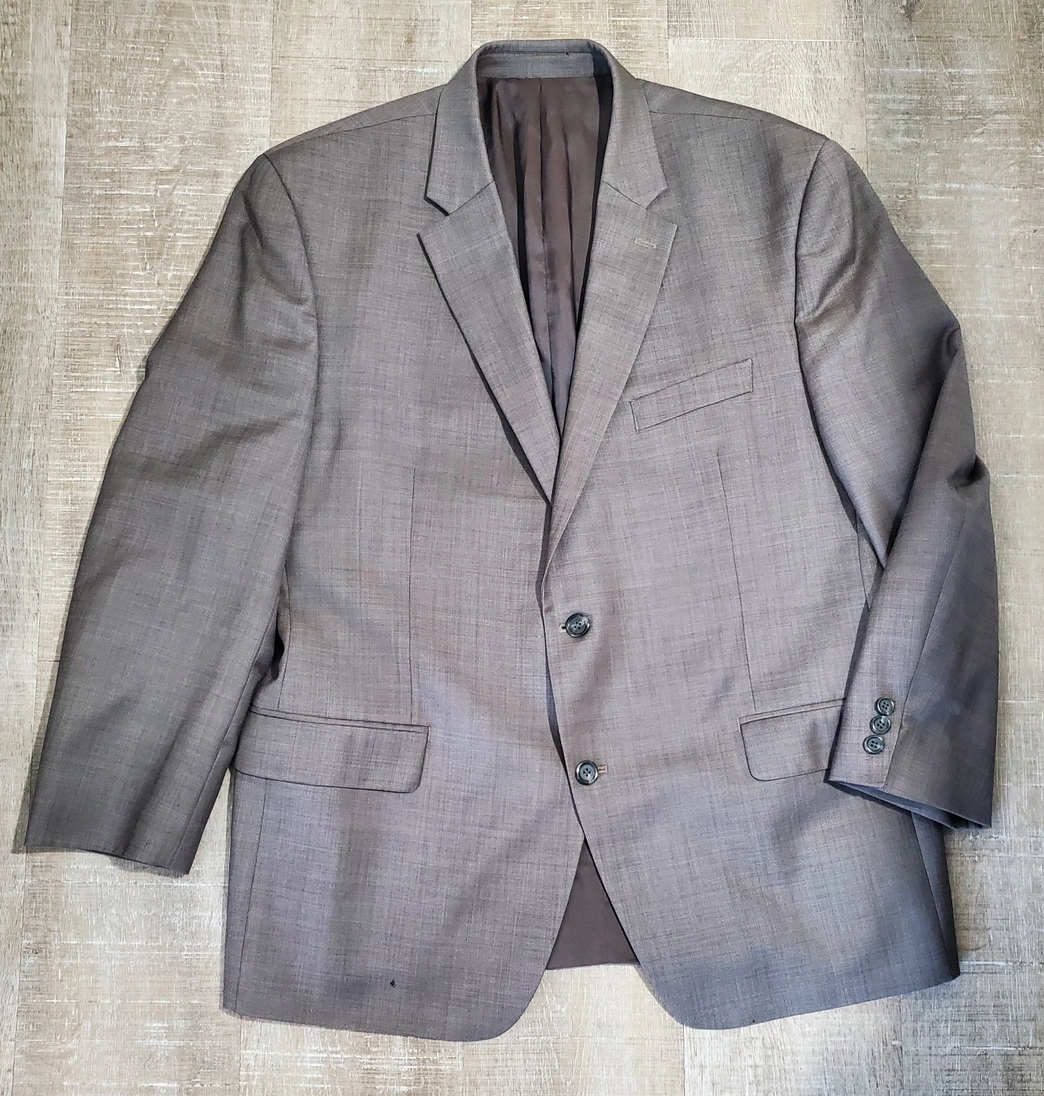 Lauren Ralph Lauren Men's Blazer Size 48R Light Borwn 100% Wool