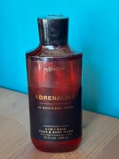 SEALED BATH BODY WORKS MENS ADRENALINE 3 IN 1 HAIR, FACE, BODY WASH 10 OZ