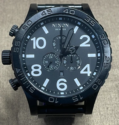 Nixon The 51-30 Chrono "Simplify" Schwarz Chronograph Herren Analog Uhr h093 - Bild 1 von 4