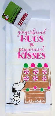 Snoopy Peanuts / Set 2 Geschirrtücher Handtuch Kitchen Towel Set / NEU OVP USA