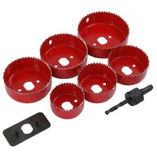 9pc Hole Saw Down Light Hole Cutter Saw Set 50mm 60mm 65mm 72mm 75mm 86mm CT0900