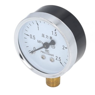 Manometer 1/4 NPT Transparent Dial Accuracy Level 2.5 Manometer Mit Edelsta CU