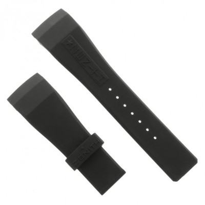 Zenith Black Rubber Watch Strap 23/18 mm Grand Port Royal 03.0550.685 4021 03