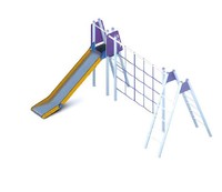Spielplatz Rutschbahn SpielgeläNde KlettergerüSt Kinderspielplatz Freizeitpark