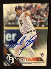 2016 Topps Update Michael Fulmer Signed Rookie Card US152 Tigers Autograph Auto. rookie card picture