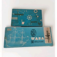 Billing Boats Wasa No.440 Vintage Boat Kit 2 Boxes Unmade