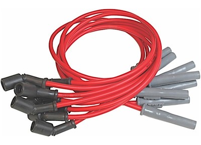 MSD 32829 99-05 Gmc Sierra 3500/Yukon Super Conductor Spark Plug Wire Set, Red