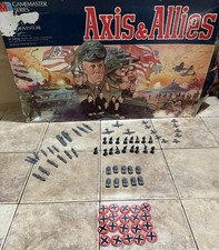 Vintage Axis  Allies Board Game Parts ALL GRAY GREY PIECES  Markers 1984 MB
