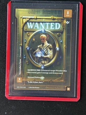 Wonders of the First Wanted - Secondary Item Call of the Stones A22-220/402 Rare
