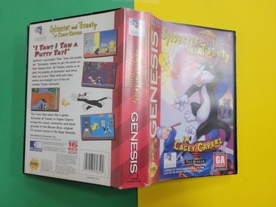 Sylvester and Tweety in Cagey Capers (Sega Genesis) Case ONLY 