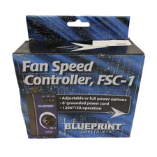 Blueprint FSC-1 Fan Speed Controller 120V 15A – NEW Sealed HVAC Inline Vent Fan