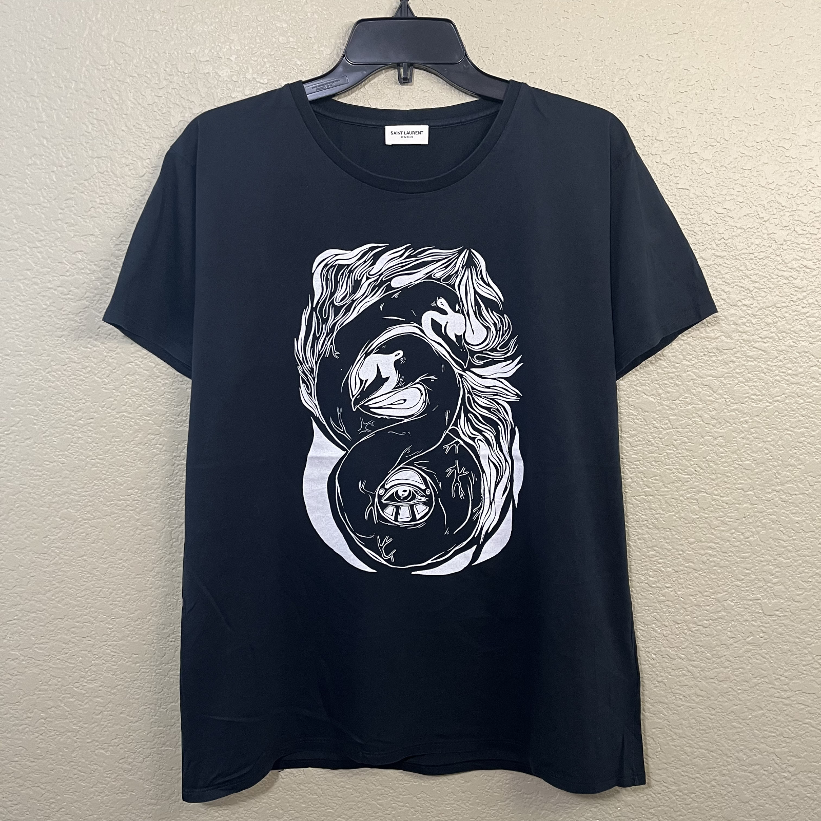 Camicia Grimes Claire Boucher Saint Laurent YSL Swan XXL