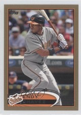 2012 Topps Gold 1306/2012 Endy Chavez #356 0f8