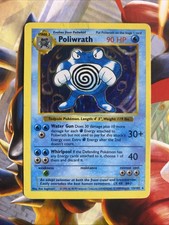 holographic poliwrath pokemon card value [Shadowless] #13 Prices | Base Set which laid the foundation for competitive trading card mechanics worldwide Poliwrath 085/196 Rare Non Holo