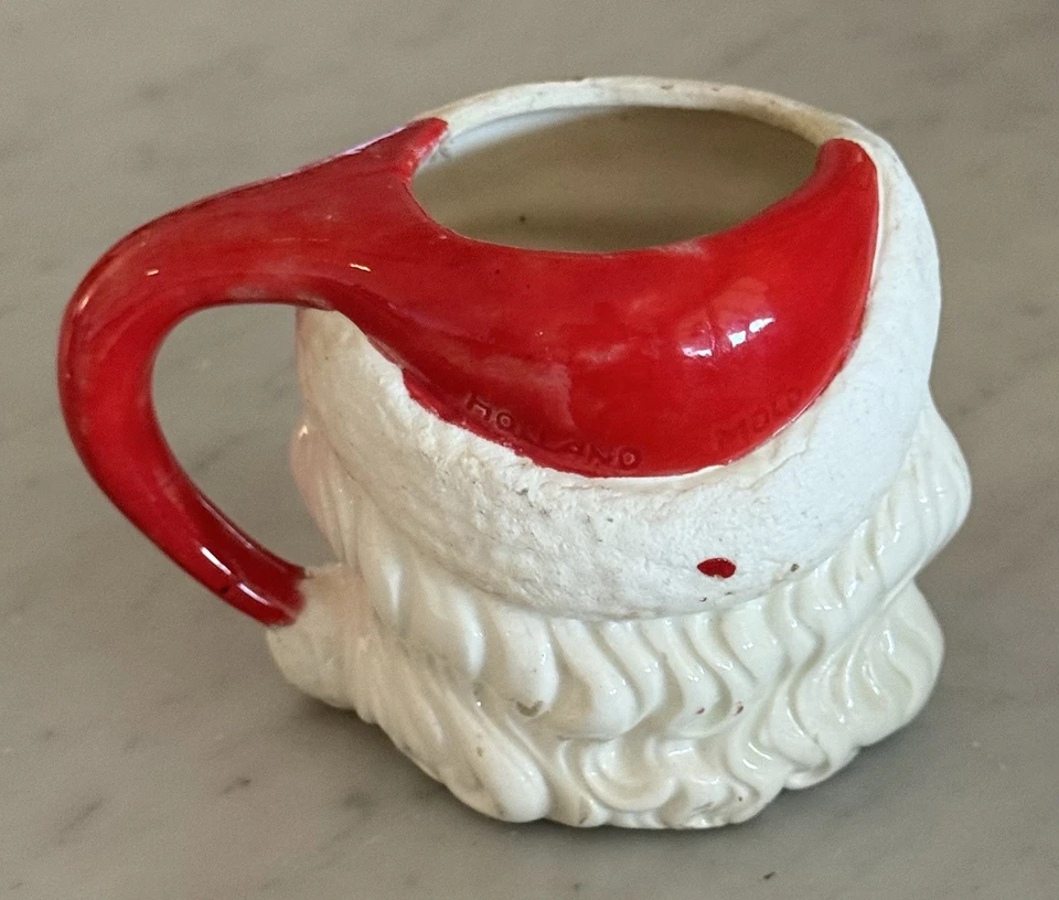 Taza Navidad Papá Noel aficionado molde holandés vintage años 50 Foto 4 de 4