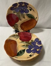 Home Trends Verdona 8.38” Salad Plates.  Set of Five.