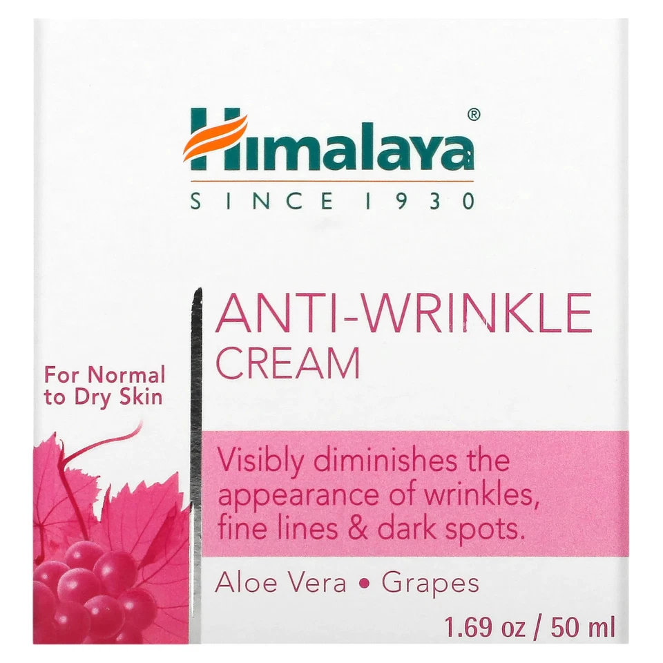 Himalaya Anti-Wrinkle Cream 1 69 oz 50 ml Alcohol-Free, Hypoallergenic, - Image 2 of 4