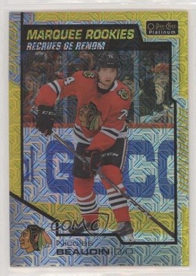 2020 O-Pee-Chee Platinum Yellow Traxx 38/249 Nicolas Beaudin #171 Rookie RC 9uf