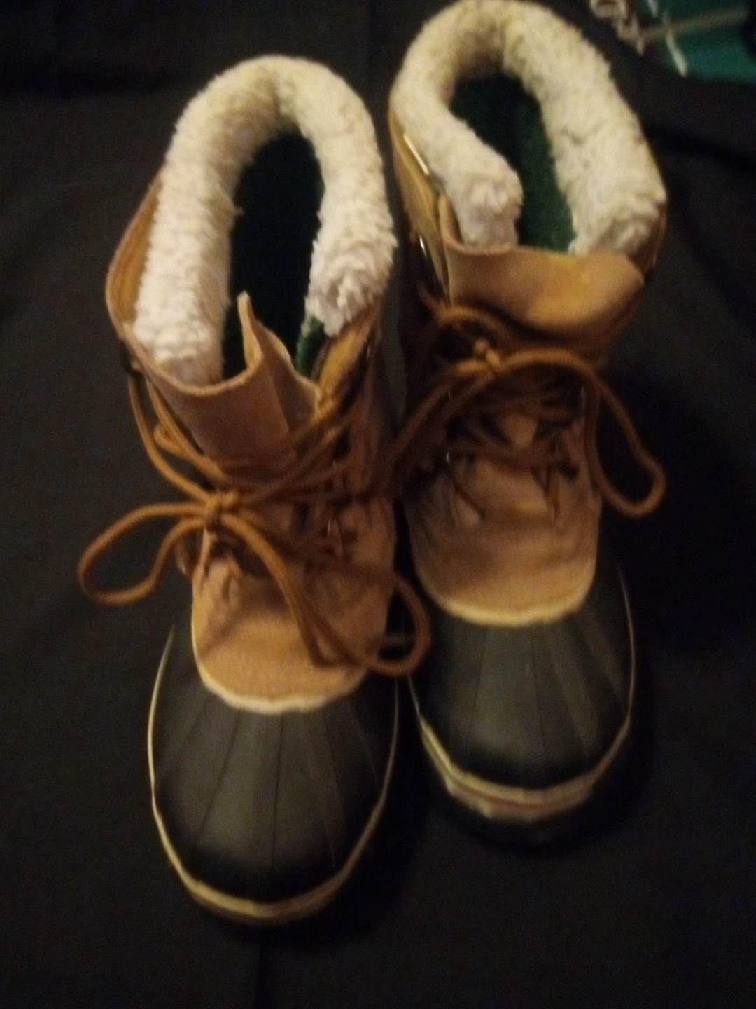 Mens Ozark Trail Insulated Rubber Boots SIZE 8