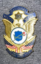 Police Week Badge 2018-National Law Enforcement Memorial Number 809-New
