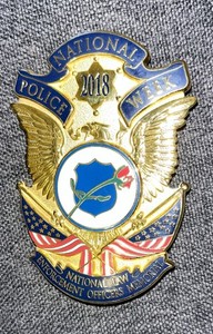 Police Week Badge 2018-National Law Enforcement Memorial Number 809-New