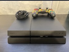 Sony PlayStation 4 Black Console Blu-Ray with Controller  Power Cable