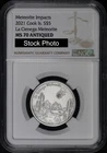 2021 Cook Islands $5 Silver La Cienega Meteorite 1 oz NGC MS-70 Antiqued