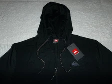 TAGS! Black Onyx QUICKSILVER Zip Up HOODIE Hooded Training Jacket MENS Medium M