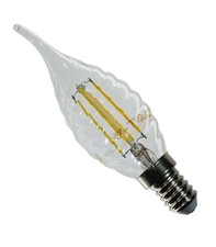 Lampadina a Filamento LED E14 a Candela Coda Twist 4W 4000K°