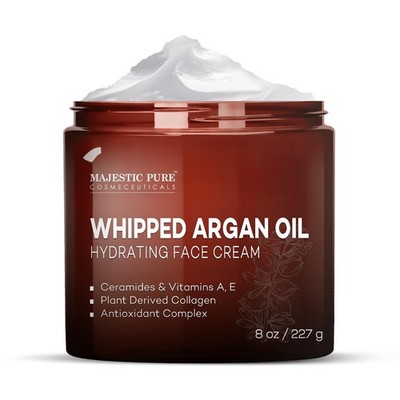 Majestic Pure Whipped Argan Oil Face Cream - 8 Oz | Designed for everyday facial
