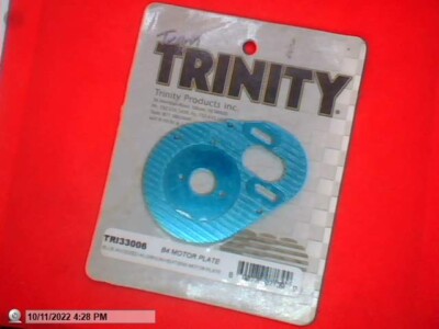 NEW Motor Plate Blue Suit B4 Team Associated Team Trinity Part #TRI33006