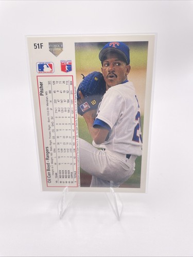 1991 Upper Deck Final Edition Oil Can Boyd Card #51F - Picture 2 of 2