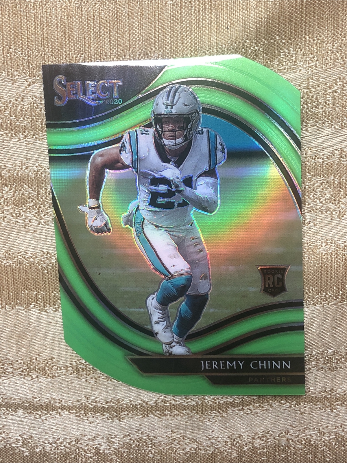Jeremy Chinn Panini Select #397 Die-Cut Neon Green