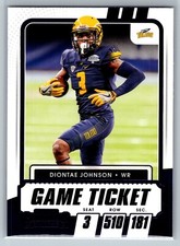 2021 Panini Contenders Draft Picks - Diontae Johnson #95 Game Ticket Purple