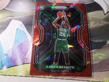 2020-21 Panini Prizm Aaron Nesmith #282 Red Cracked Ice Mega Exclusive RC!