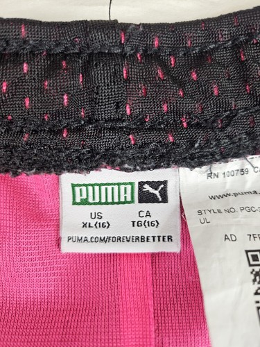 PUMA Girls' Active Double Mesh Shorts Size (XL) 16 - Picture 7 of 8